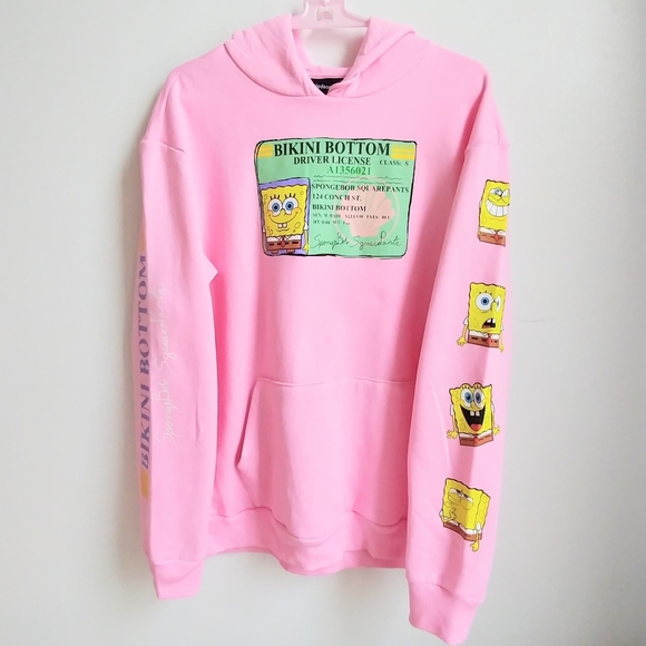 pink spongebob sweatshirt